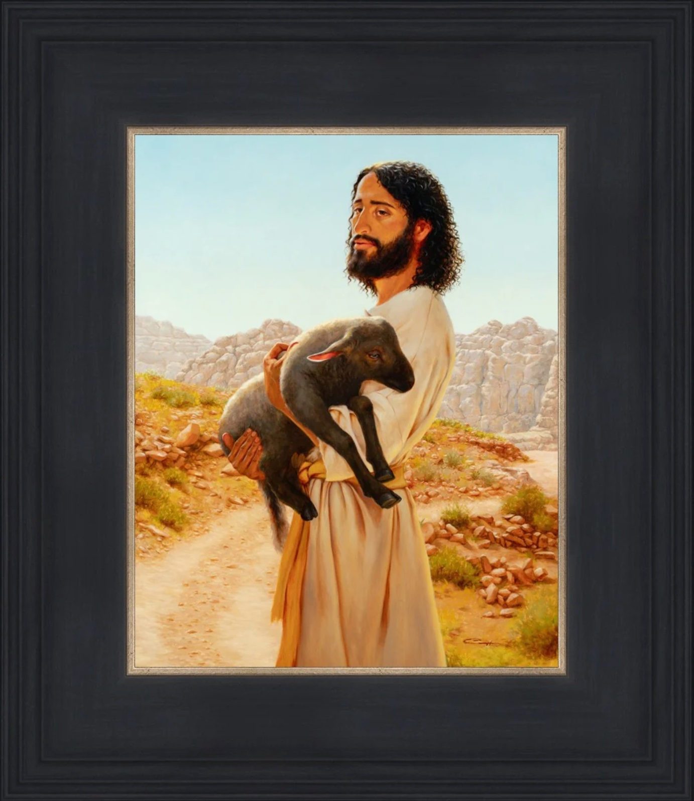Like Unto Christ, Seek They That Want (14x12 Framed Paper Print)