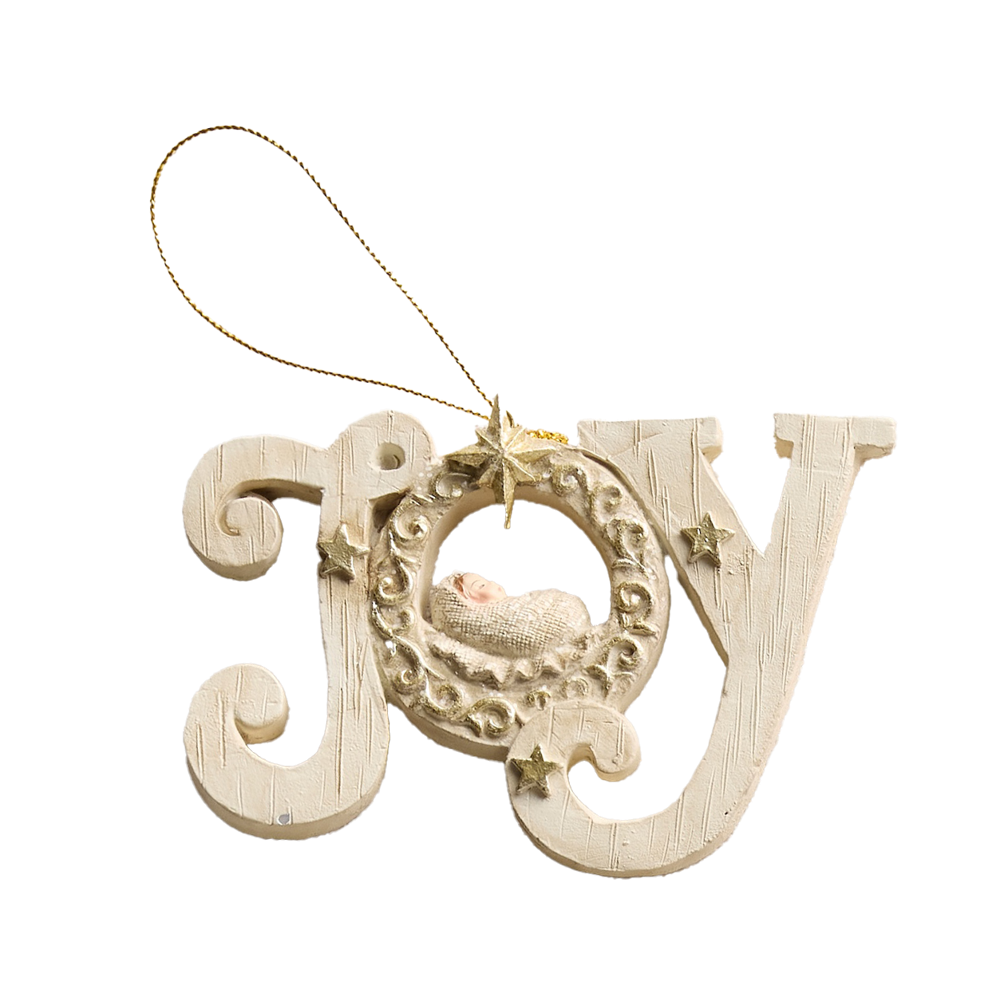 Joy Holy Family Ornament,  Joy Holy Family Ornament