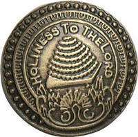 Salt Lake Temple Tac Pin-Antique Gold, , large