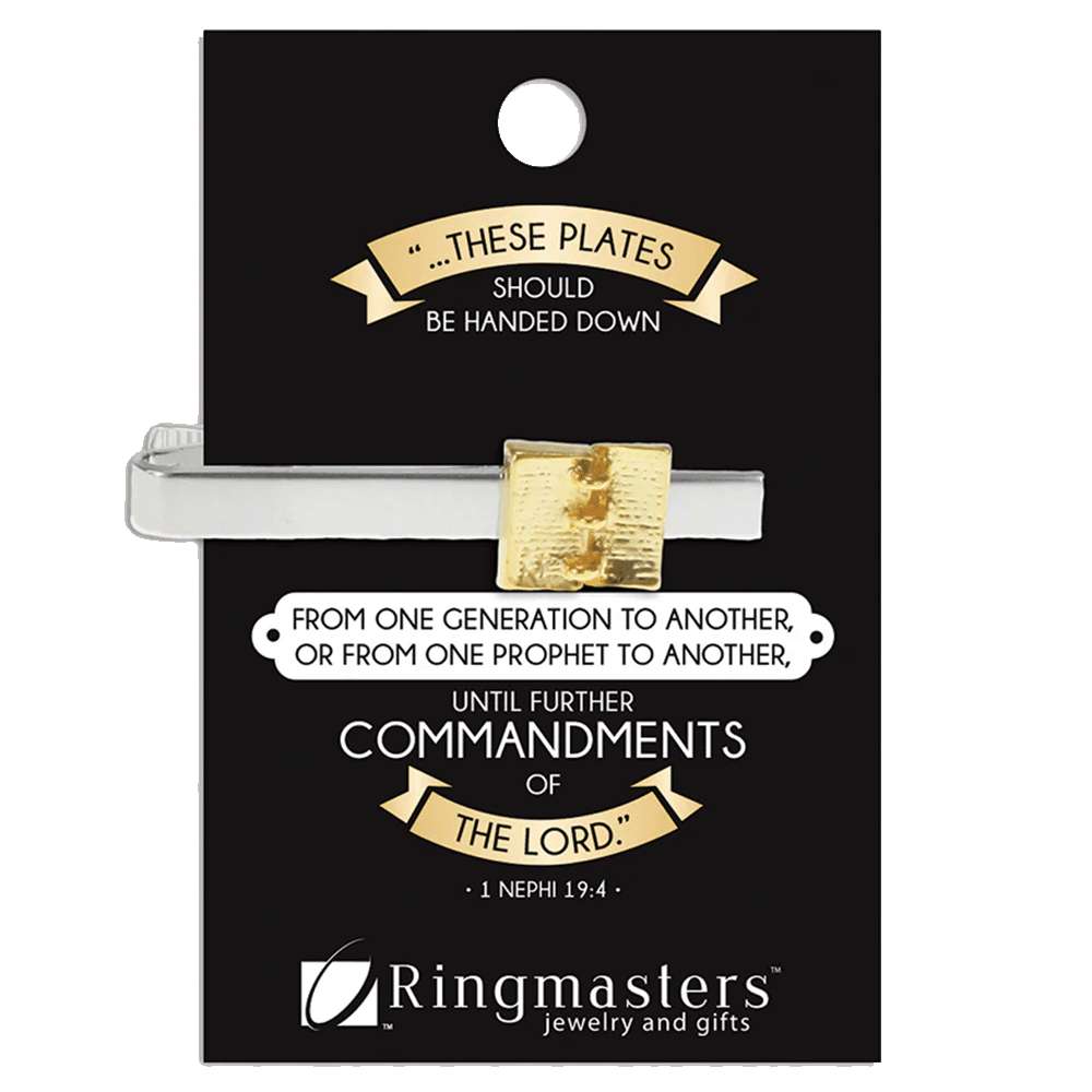Golden Plates Tie Bar, , large