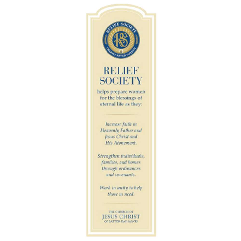 Relief Society Bookmark