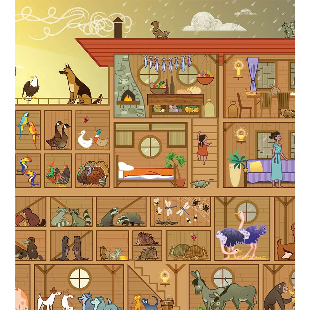 Noah's Ark 1000 Piece Puzzle, , large image number 3
