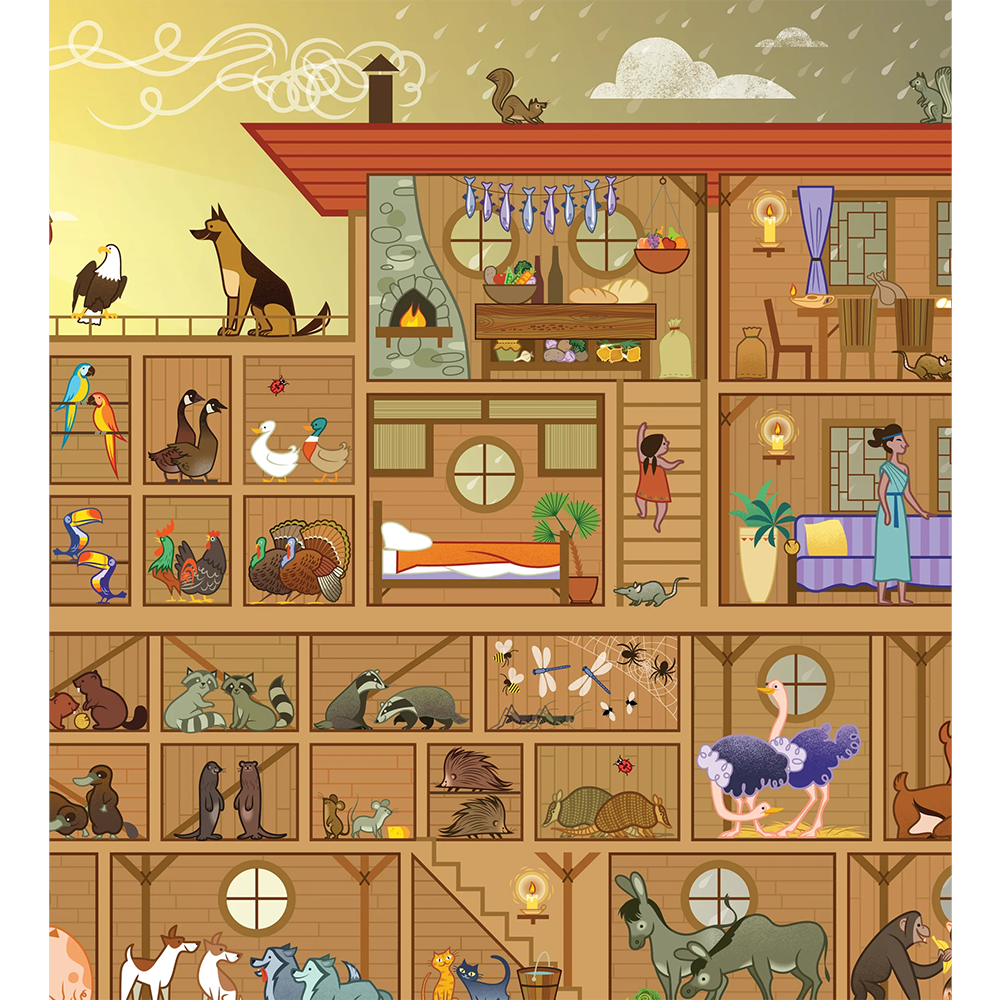 Noah's Ark 1000 Piece Puzzle, , large image number 3