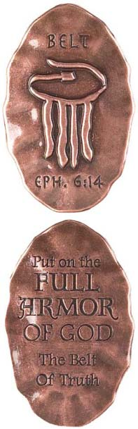 Armor of God Belt Pocket Coin, , large