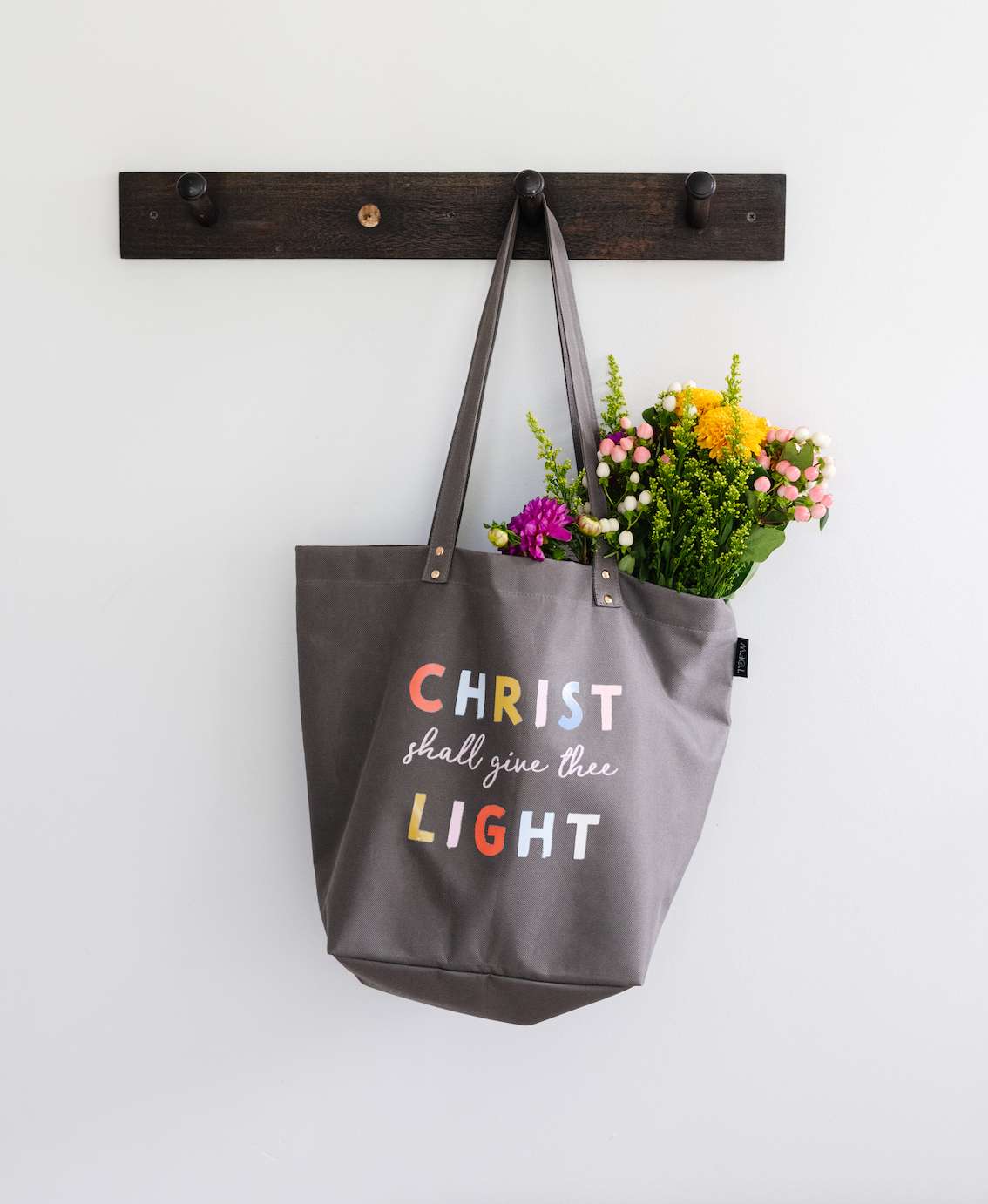 TOFW Christ Shall Give Thee Light Tote Bag, , large image number 1