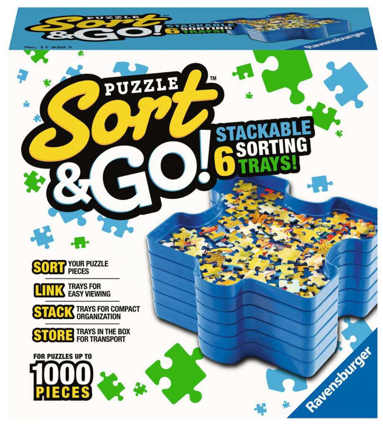 Stack & Go Puzzle Sorting Trays, , large image number 0