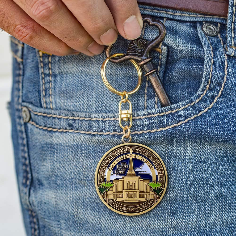 Gilbert Arizona Temple Keyring, , large image number 4