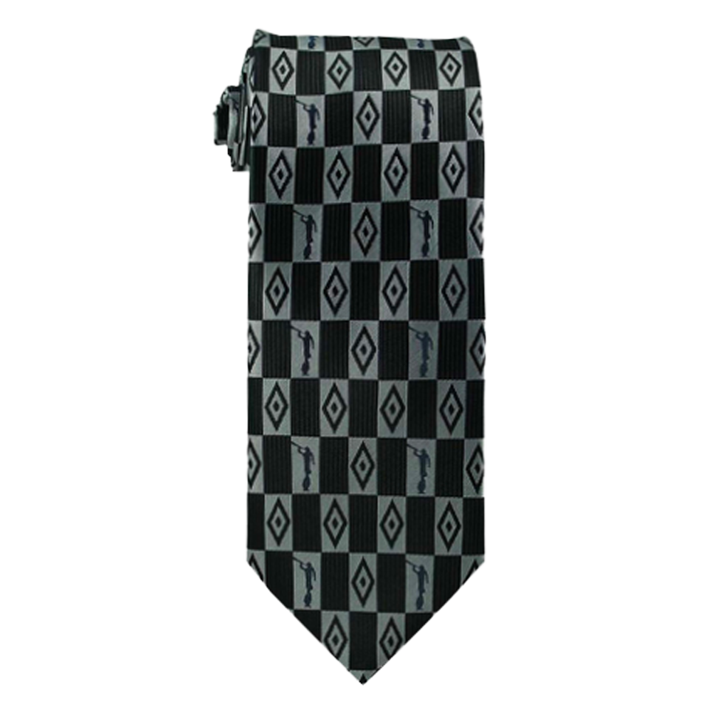 Men's Black Angel Moroni Necktie,  Men's Black Angel Moroni Necktie