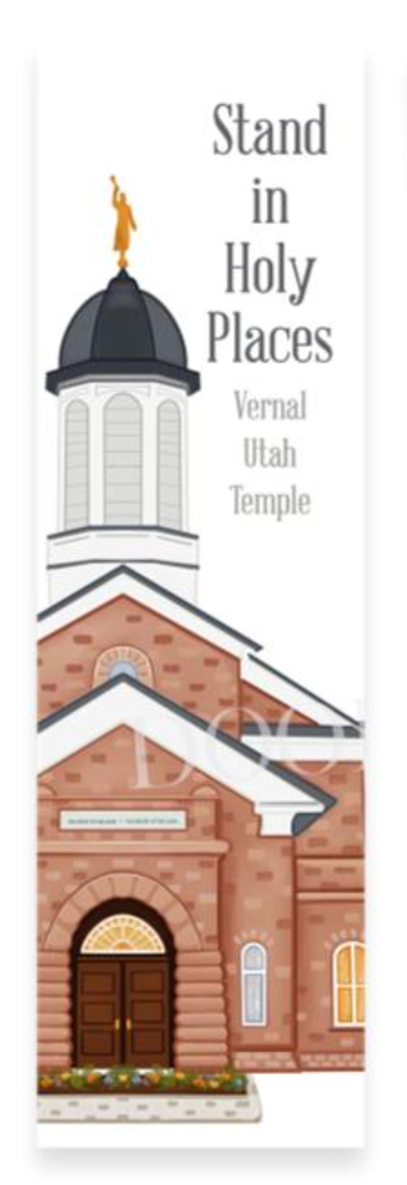 Vernal Utah Temple Bookmark