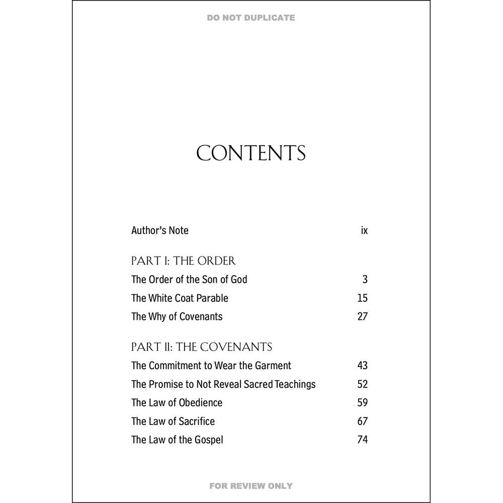 The Holy Covenants 3