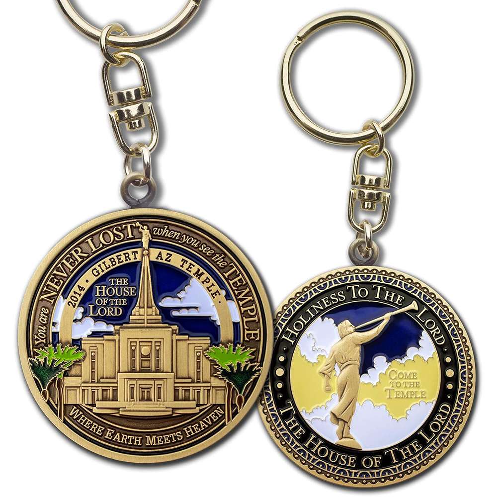 Gilbert Arizona Temple Keychain, , large image number 3