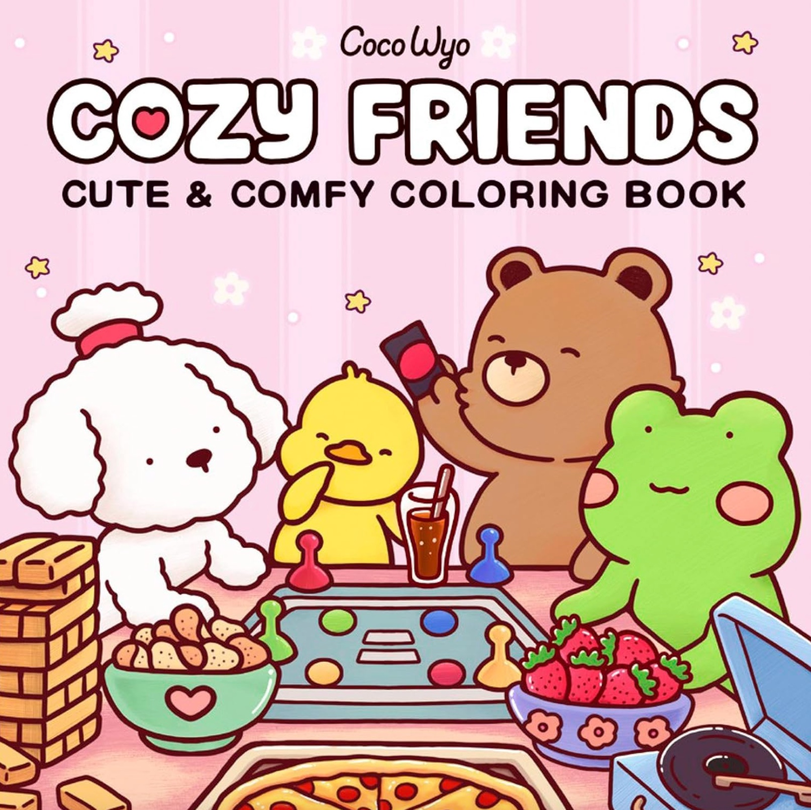 Cozy Friends Coloring Book (Cozy Spaces Coloring)