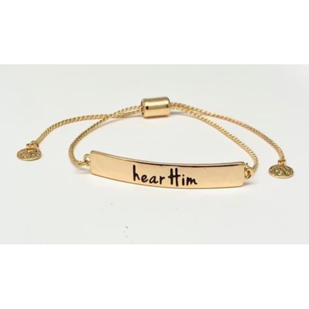 Hear Him Adjustable Bracelet,  Hear Him Adjustable Bracelet