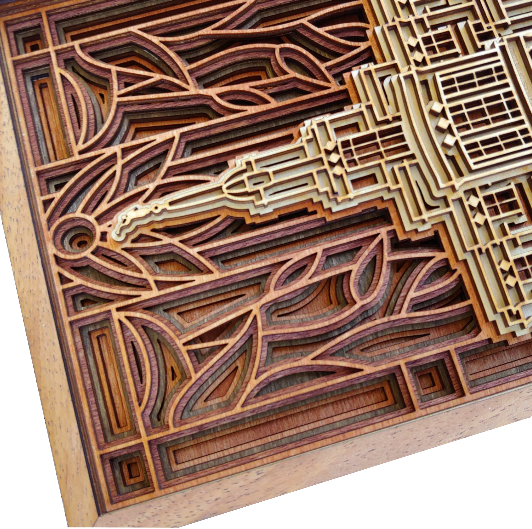 Payson Utah Temple Layered Wood Plaque, , large image number 2