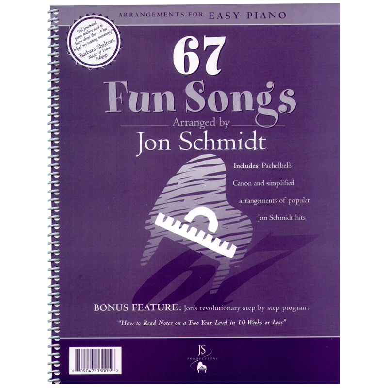 67 Fun Songs: Arrangements for Easy Piano (Songbook), , large image number 0