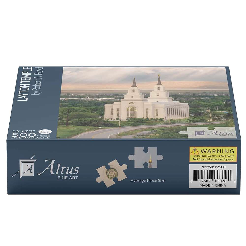 Layton Utah Temple 500 Piece Puzzle, , large image number 2