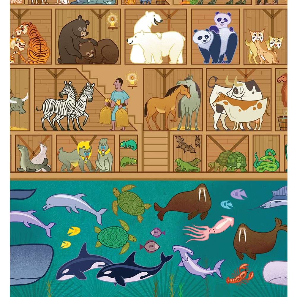 Noah's Ark 1000 Piece Puzzle, , large image number 6
