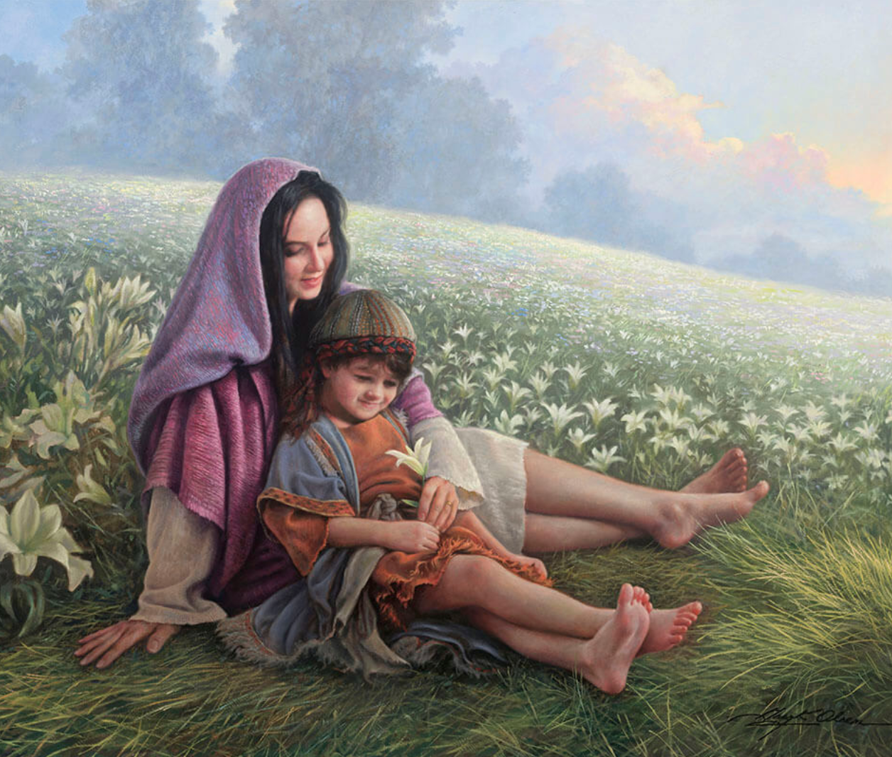 Consider the Lilies Print, , large image number 0