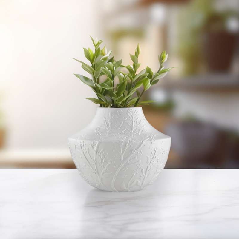 Forget Me Not Vase (Marble Finish), , large image number 2