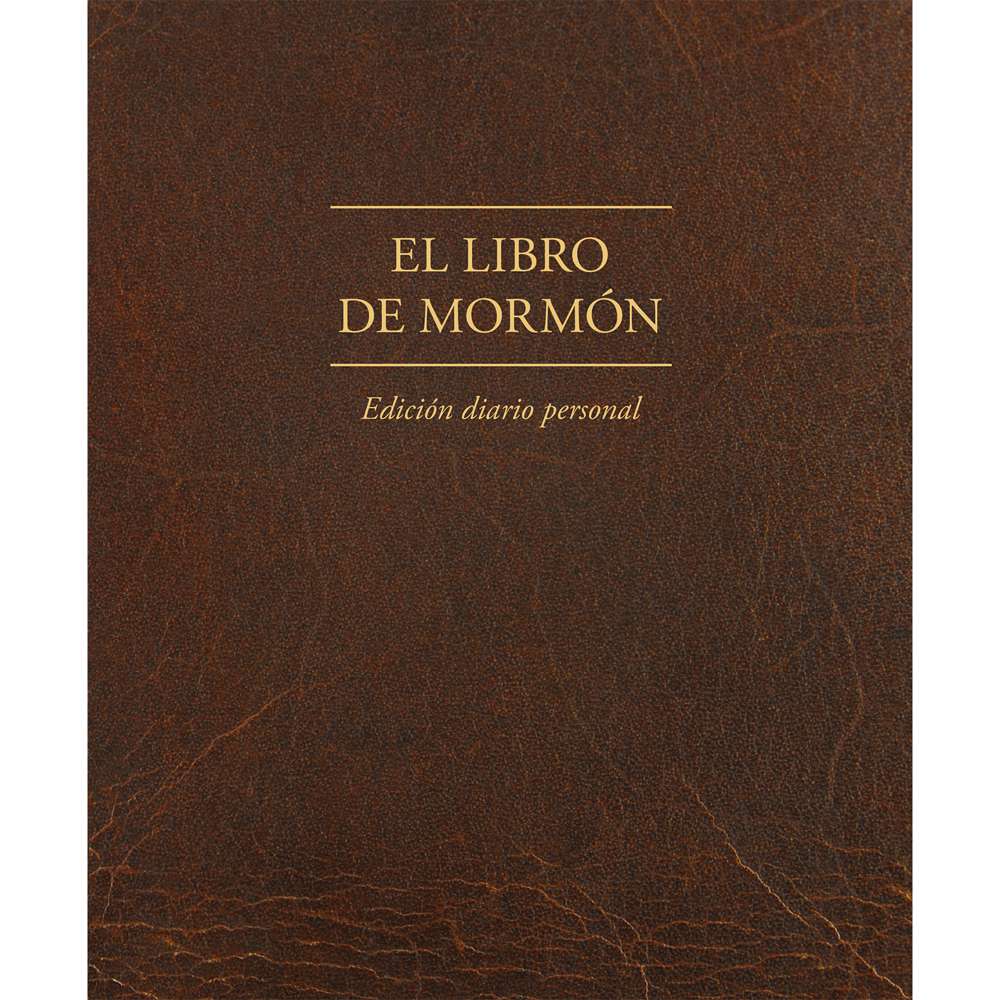 The Book of Mormon, Journal Edition, Brown (No Index) (Spanish) - Deseret Book 1