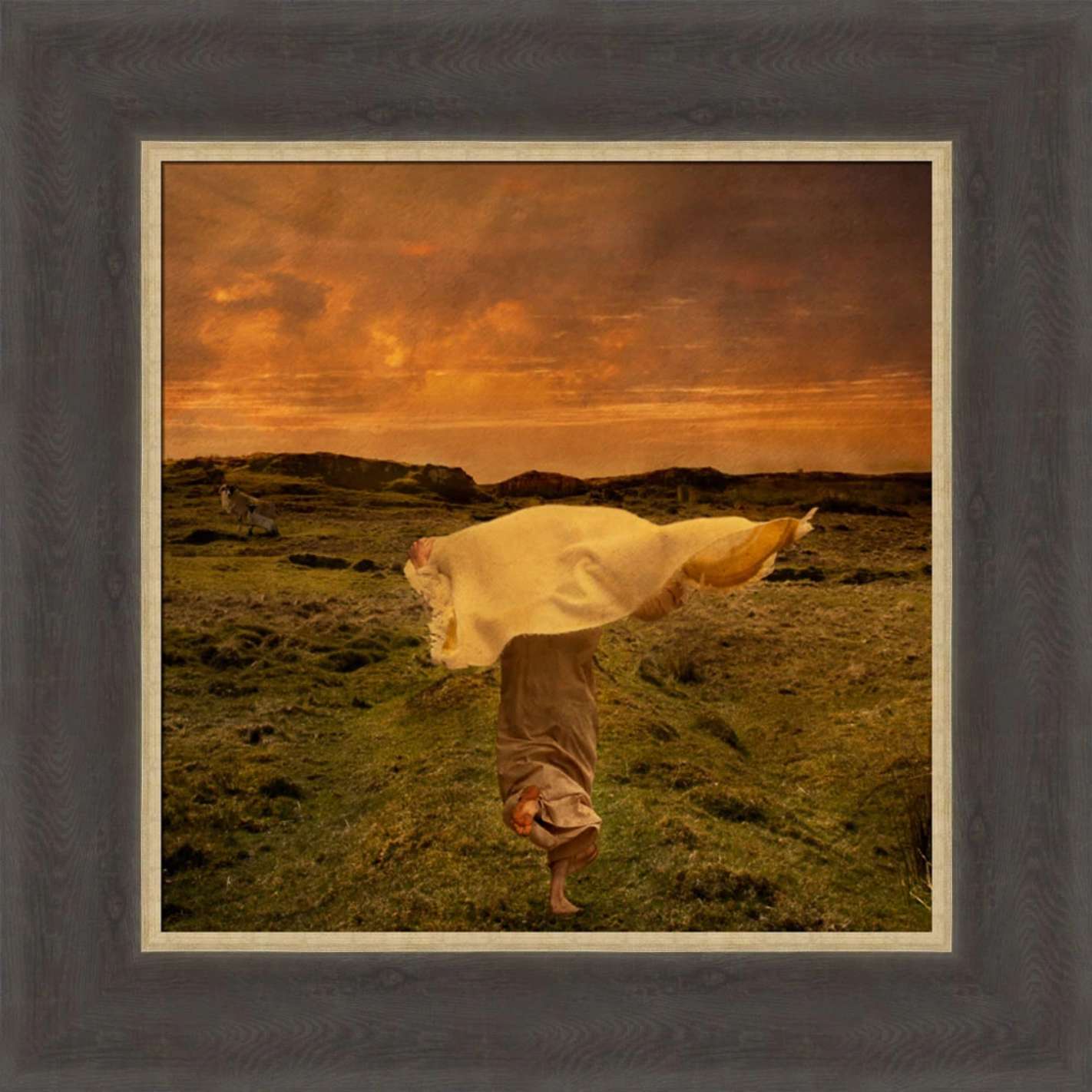 Racing to an Empty Tomb (25x25 Framed Art)