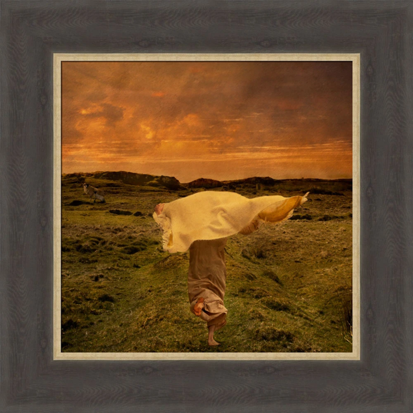 Racing to an Empty Tomb (25x25 Framed Art)