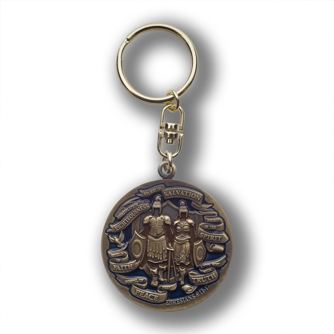 Armor of God Swivel Keyring, , large