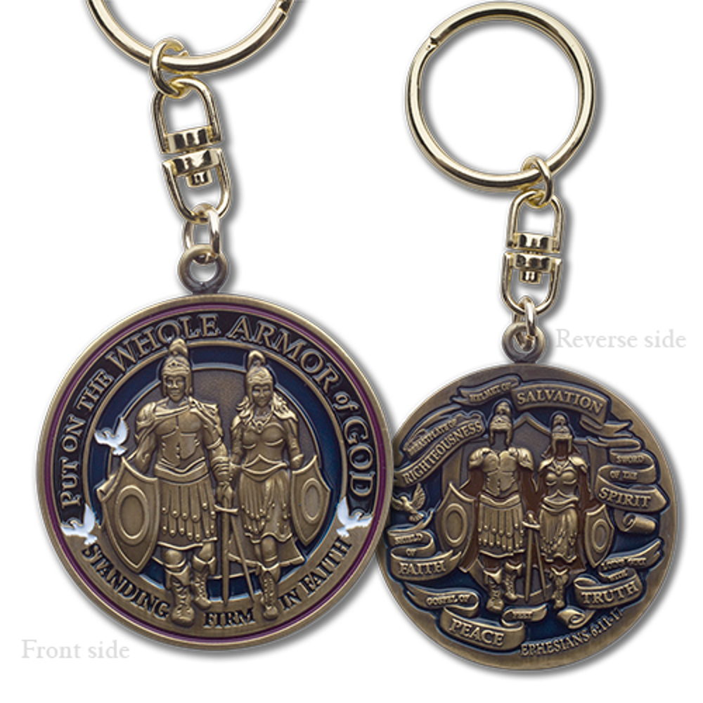 Armor of God Swivel Keyring, , large