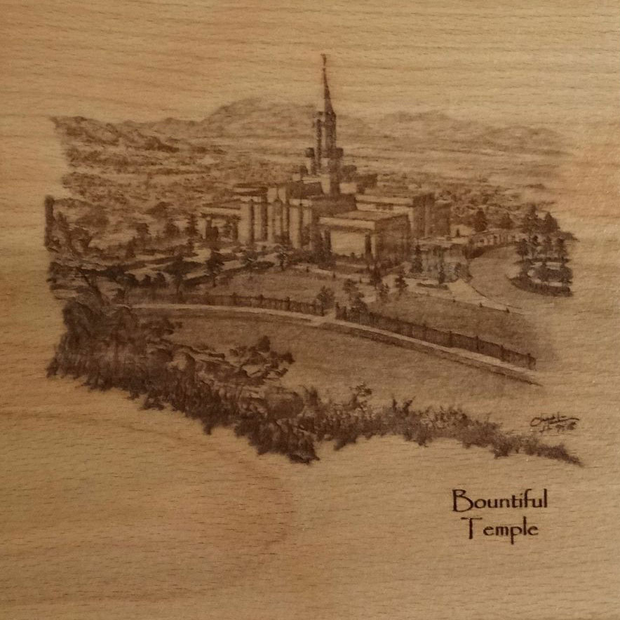 Bountiful Temple (6x6 Plaque)