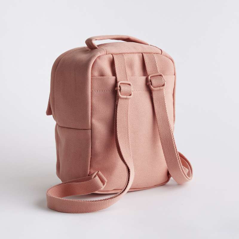 Tote Reg Pink Canvas Backpack, , large image number 4