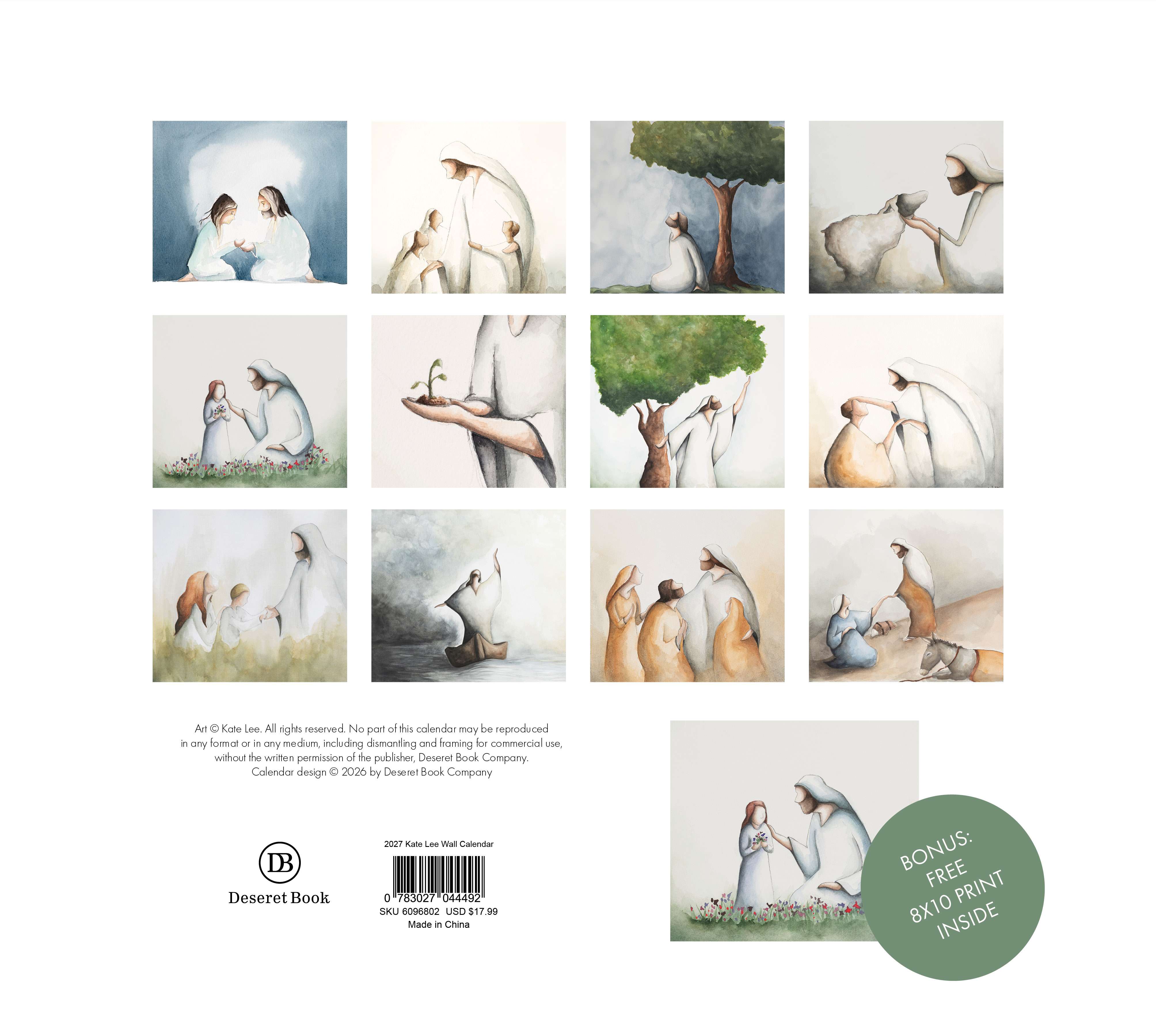 2027 Kate Lee Wall Calendar, , large image number 5