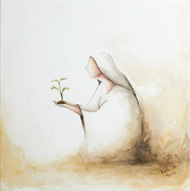 Nourish the Word (16x16 Canvas Wrap), , large image number 0