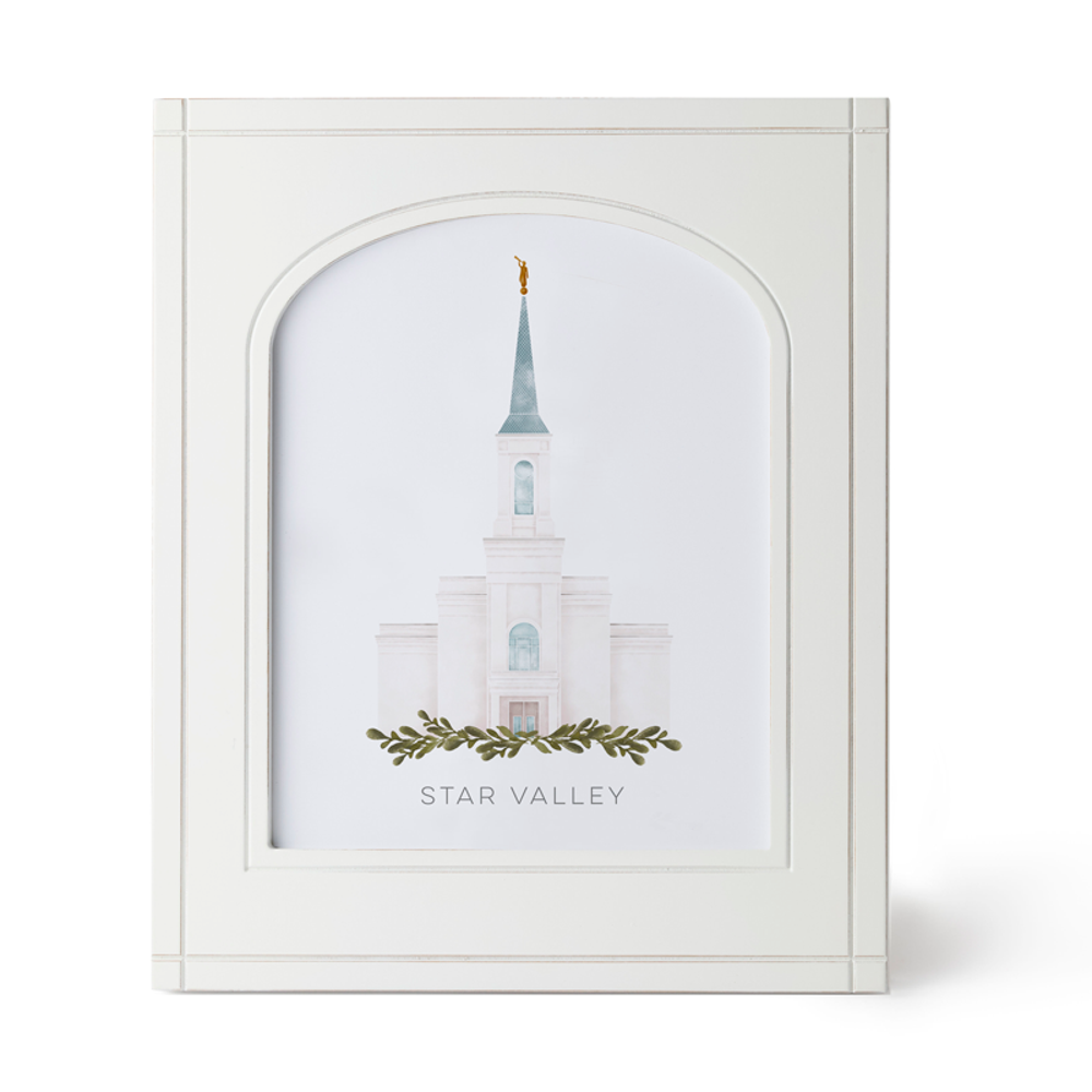 Star Valley Wyoming Temple (11x13 Framed Art), , large image number 0