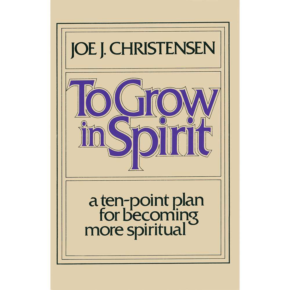 To Grow In Spirit 1