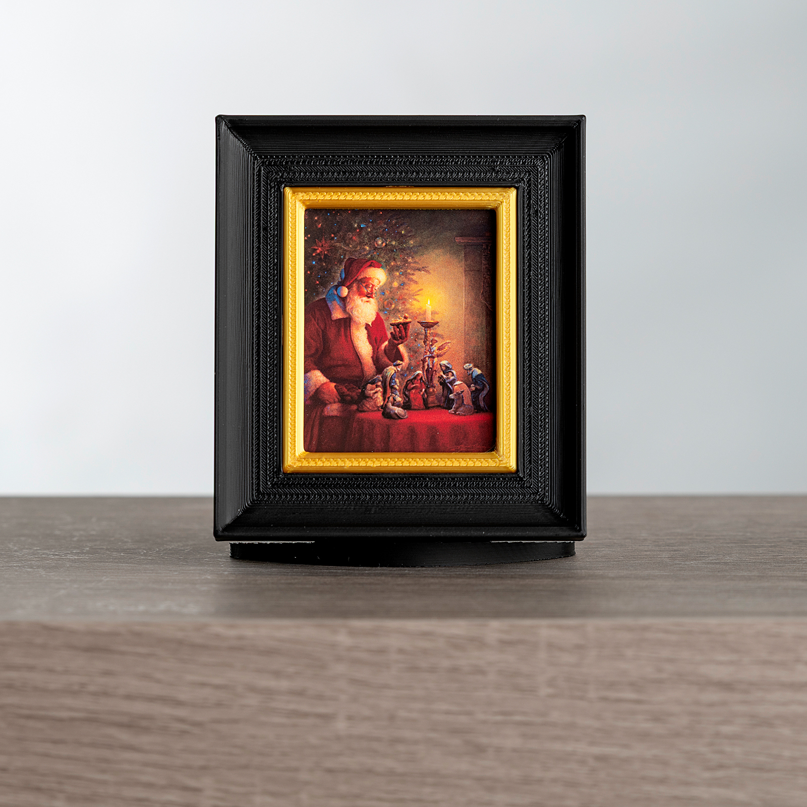 The Spirit of Christmas, Small and Simple (2.75x3 Framed Art)