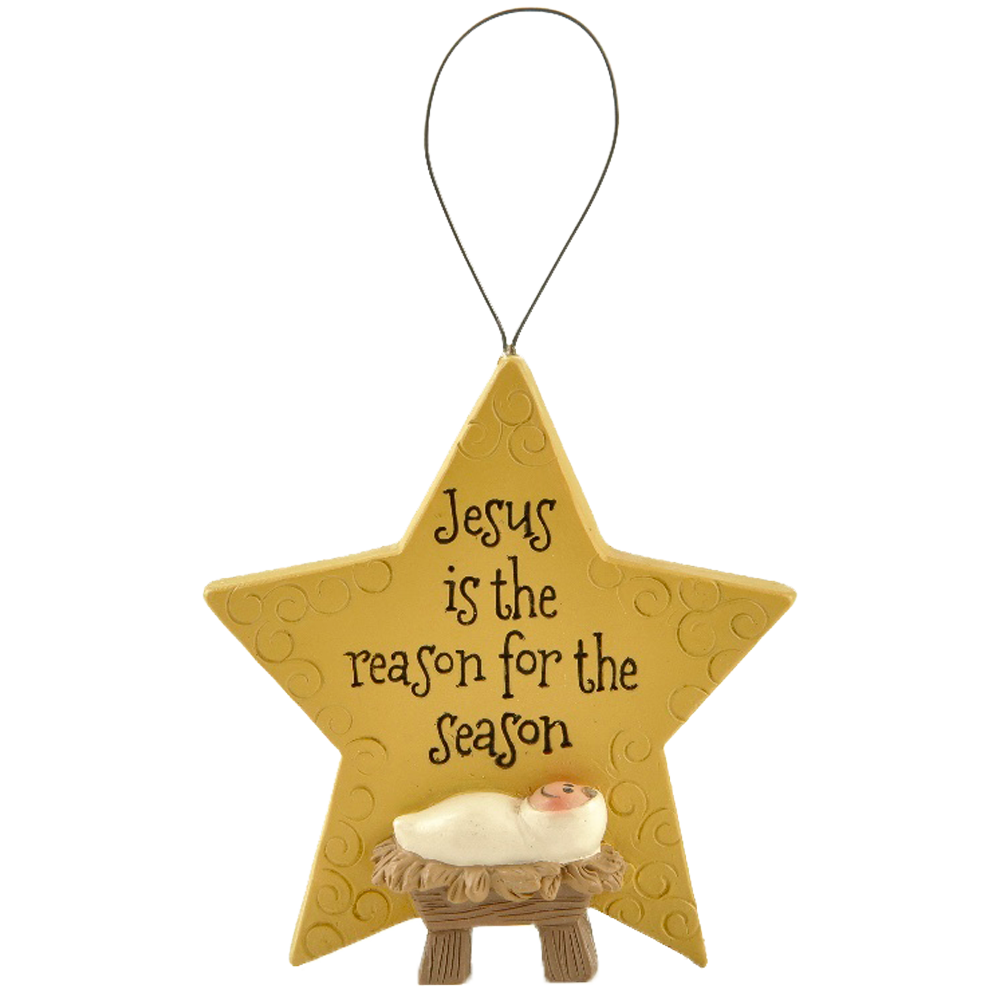Jesus Is the Reason Star Ornament, , large image number 0