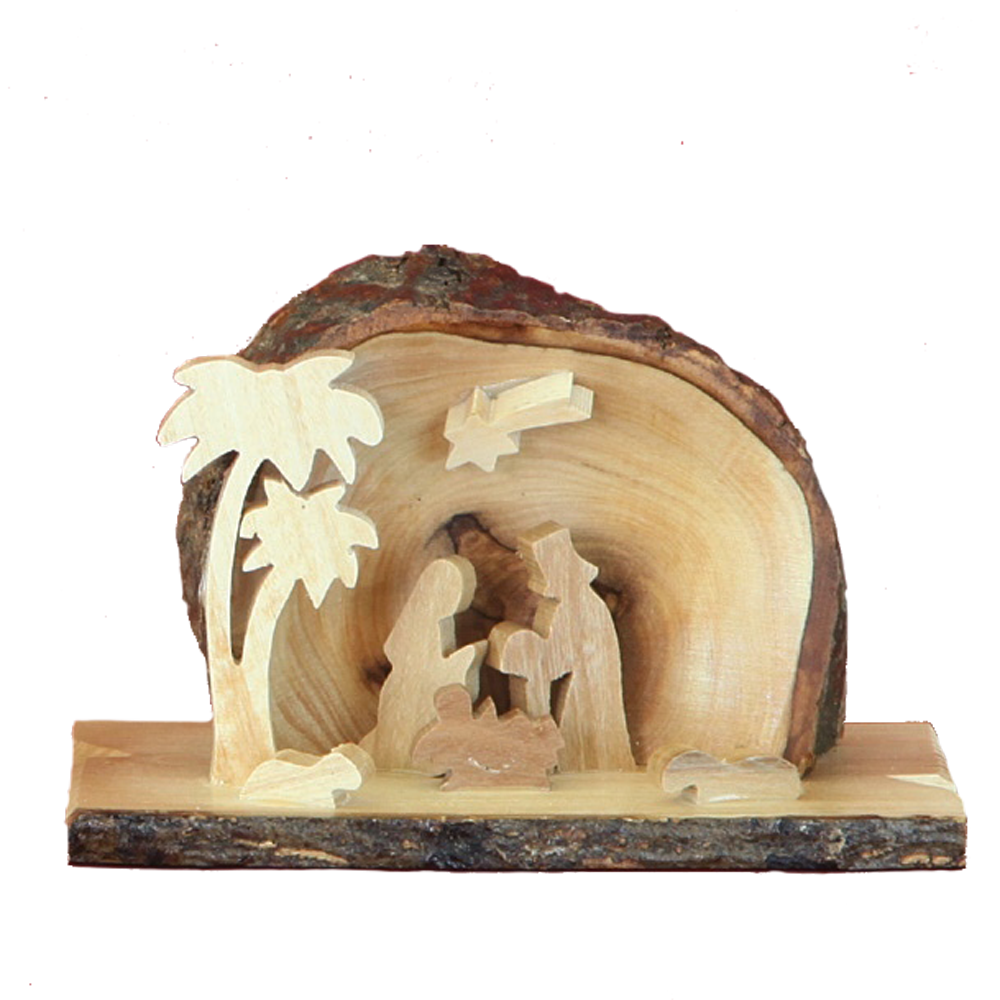 Holy Family Shooting Star Arched Nativity Grotto, , large image number 0
