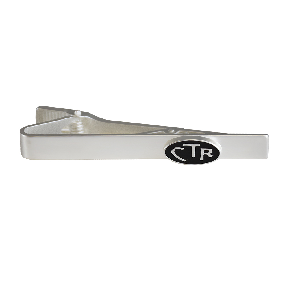 CTR Black Oval Tie Bar,  CTR Black Oval Tie Bar