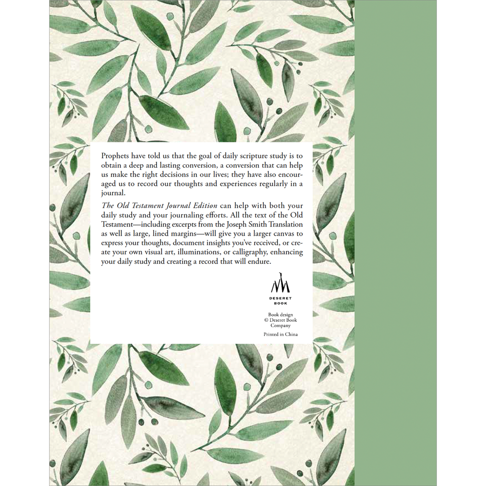 The Old Testament, Journal Edition, Green Floral (No Index), , large image number 5