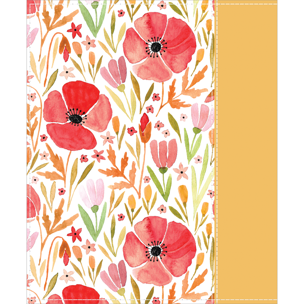 The New Testament, Journal Edition, Red Floral (No Index), , large image number 1