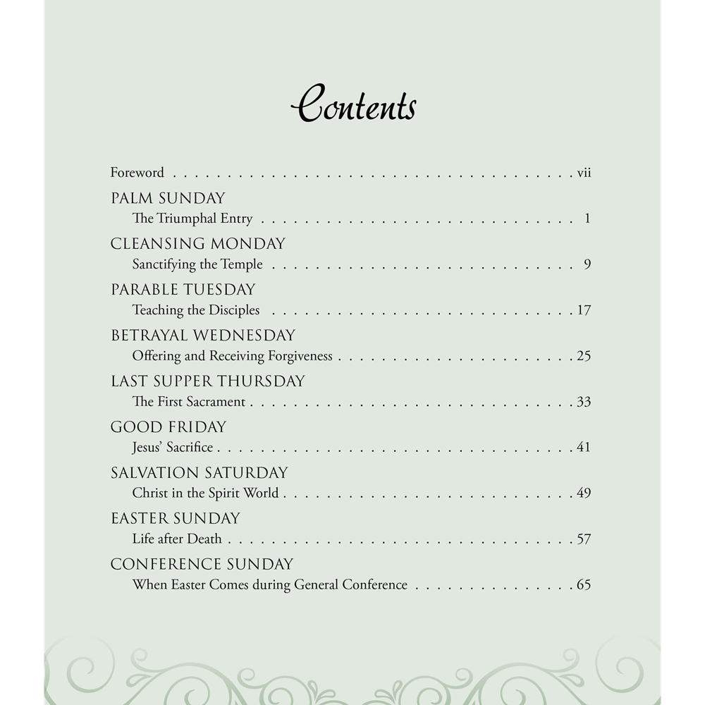 The Holy Week for Latter-day Saint Families, , large