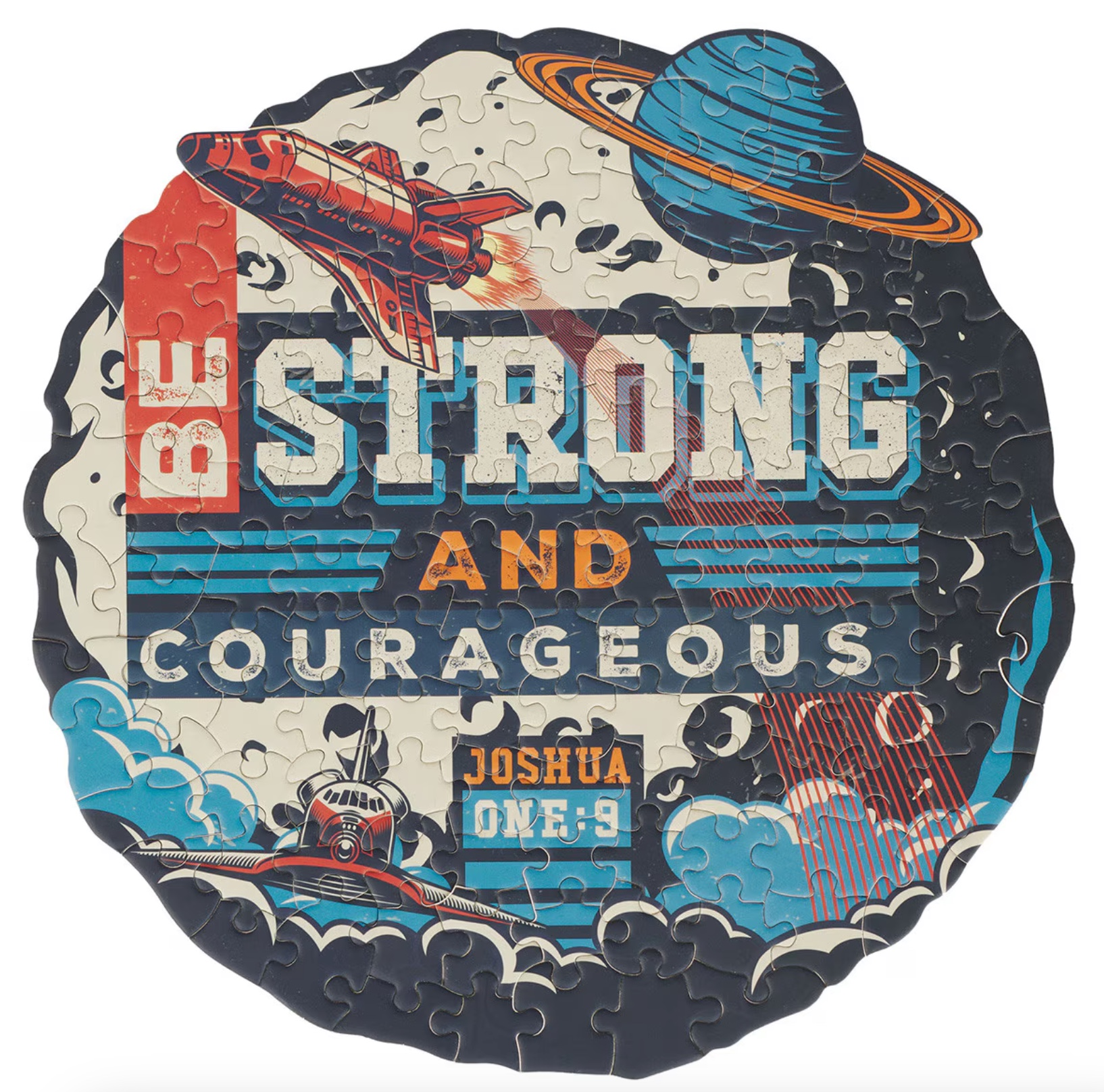 Be Strong and Courageous 140 Piece Puzzle, , large image number 2