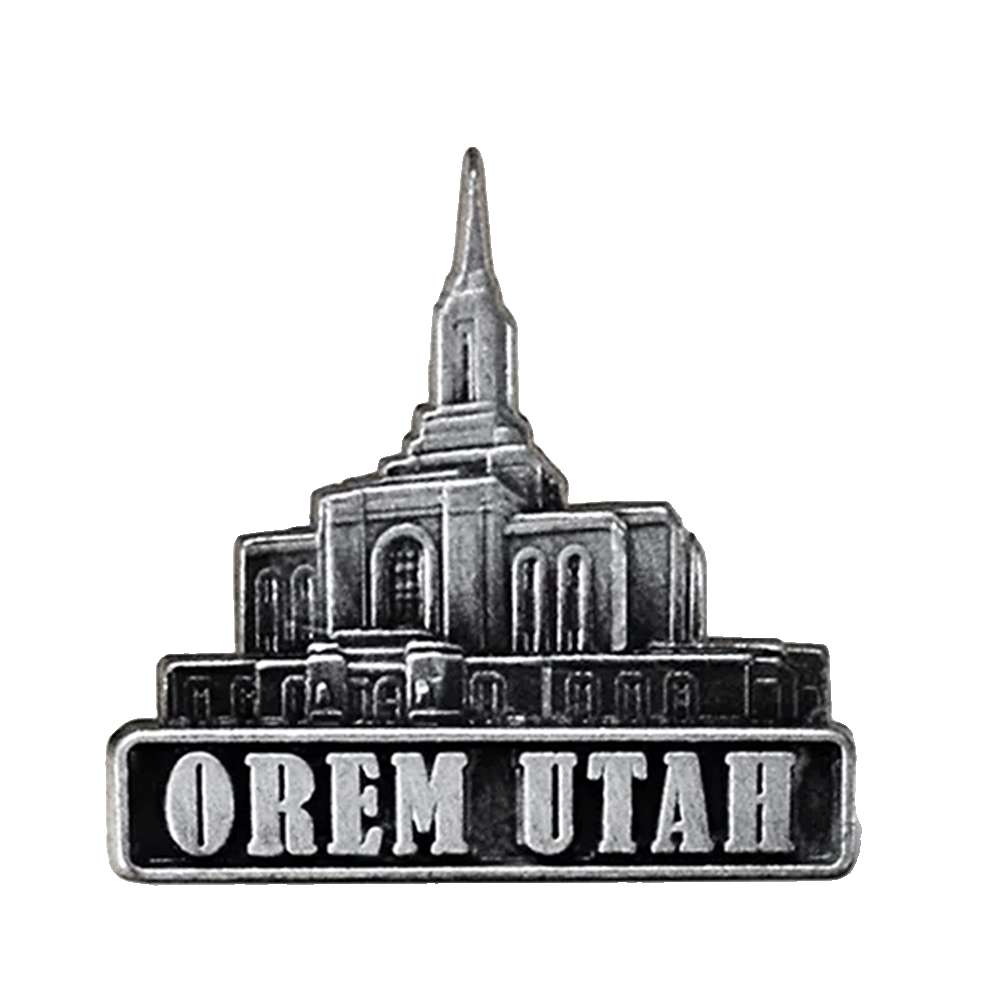 Orem Temple Pin Silver