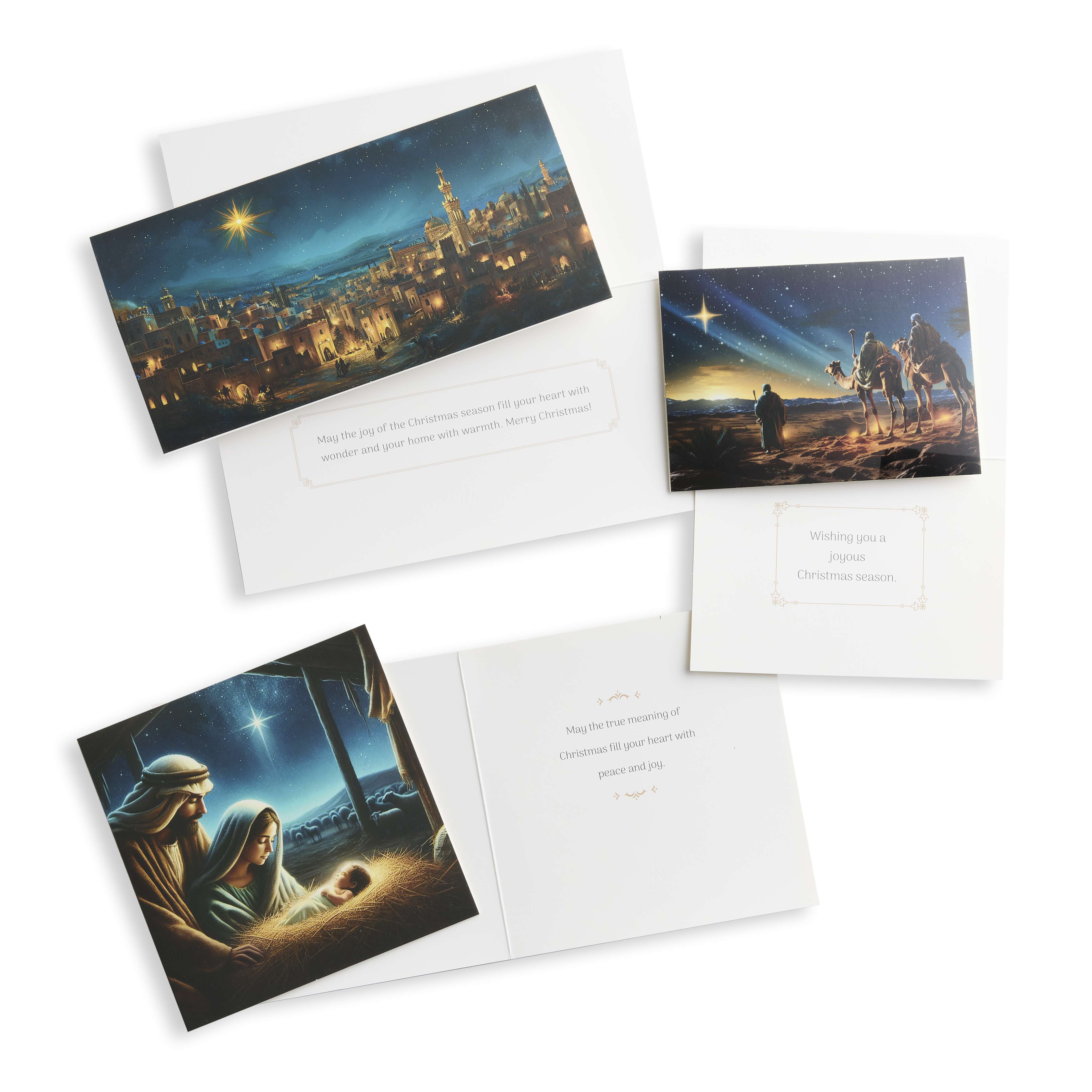Nativity Boxed Christmas Cards, , large