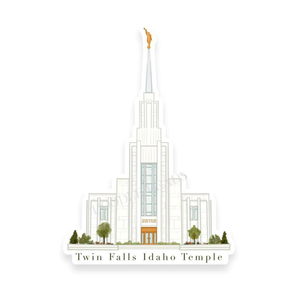 Twin Falls Temple Sticker