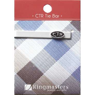 CTR Black Oval Tie Bar, , large