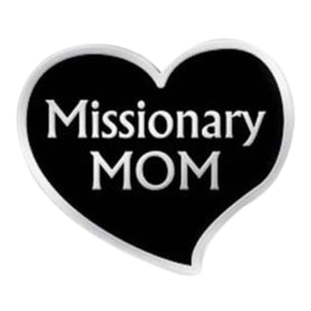 Missionary Mom Heart Pin