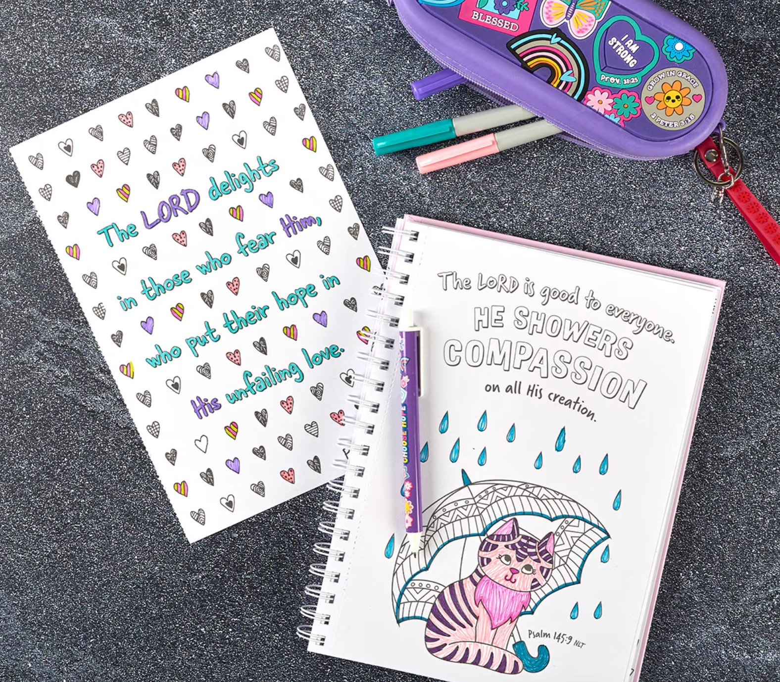 My Favorite Bible Verses Coloring for Girls, , large