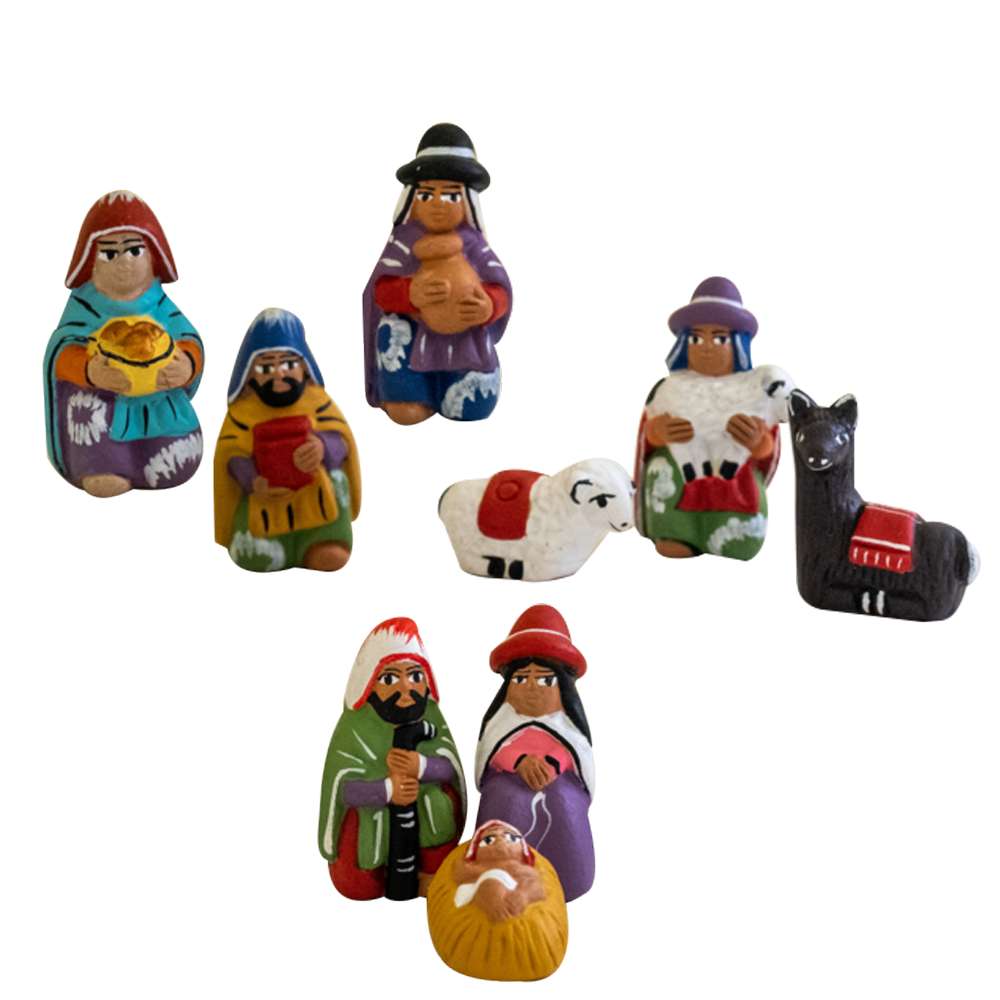 Peruvian Ceramic Nativity
