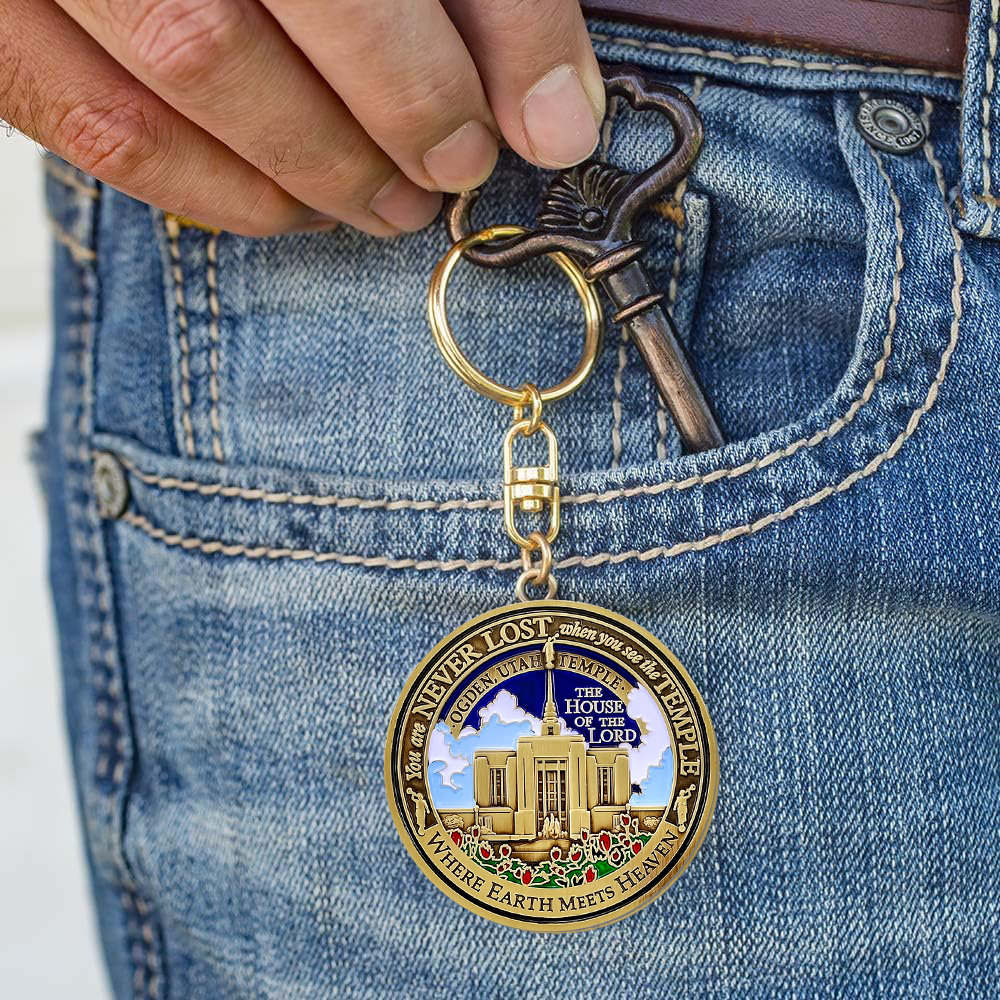 Ogden Temple Keyring, , large image number 4